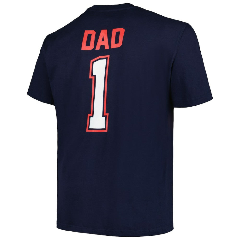 Boston Red Sox Profile Big & Tall #1 Dad T-Shirt - MLB T-shirts