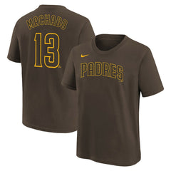 Manny Machado San Diego Padres Nike Youth Name & Number T-Shirt - MLB T-shirts