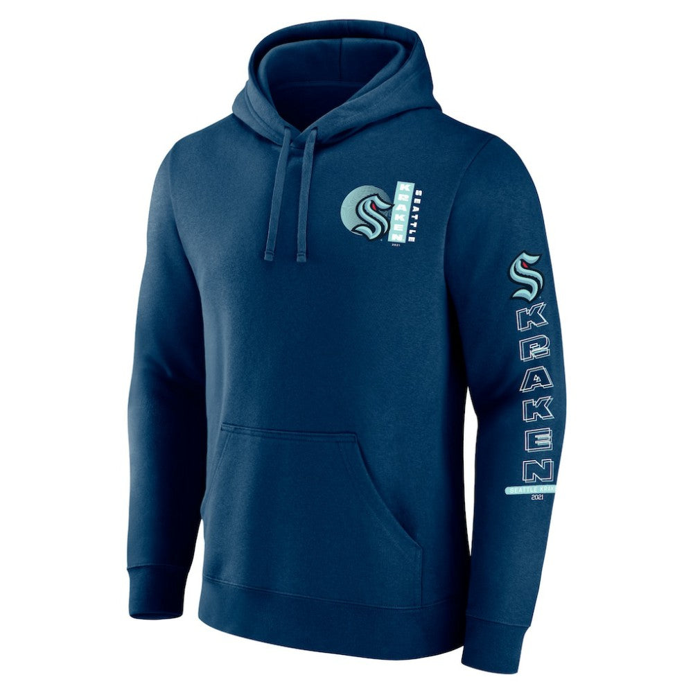 Seattle Kraken Fanatics Revolution Pullover Hoodie -  NHL Hoodies