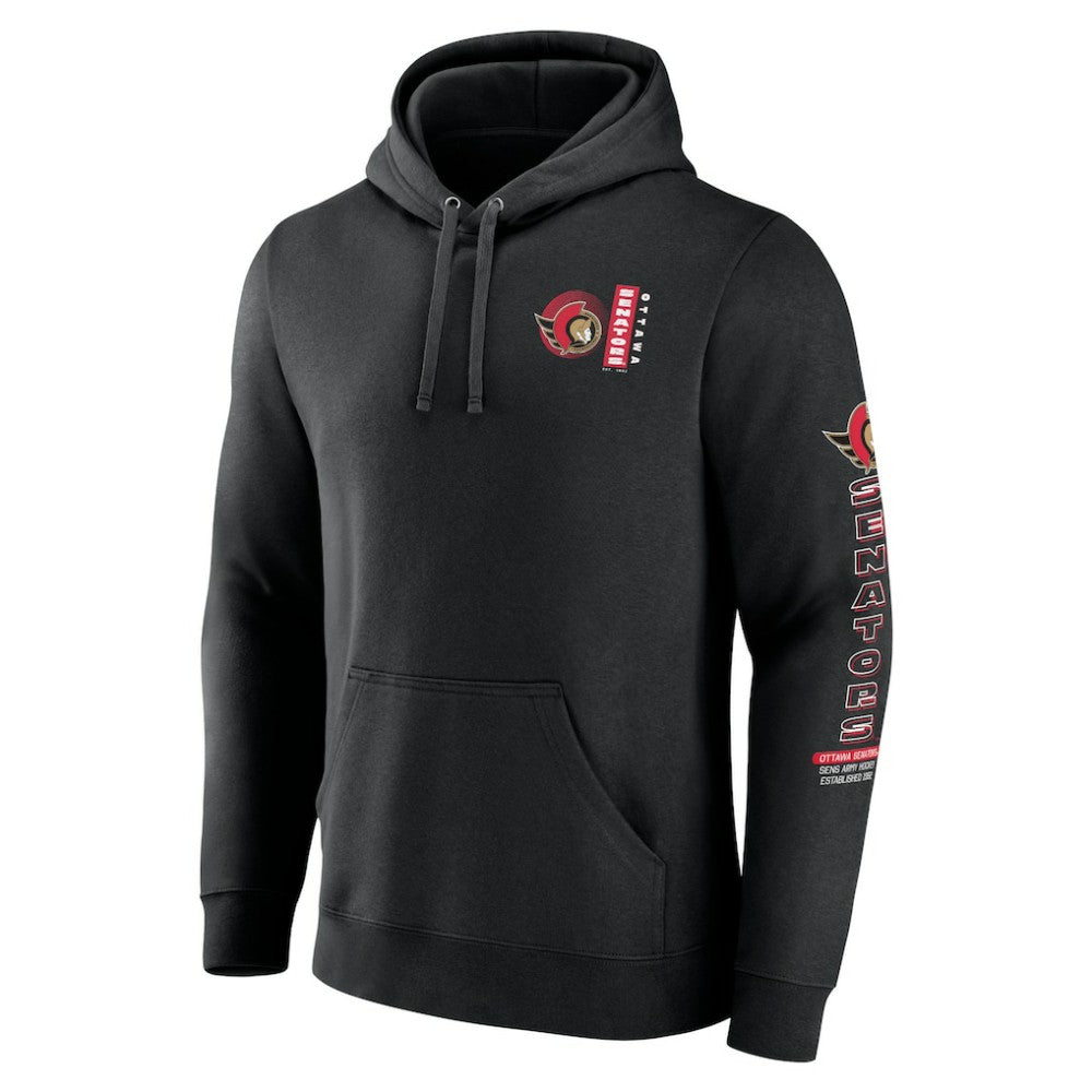 Ottawa Senators Fanatics Revolution Pullover Hoodie -  NHL Hoodies