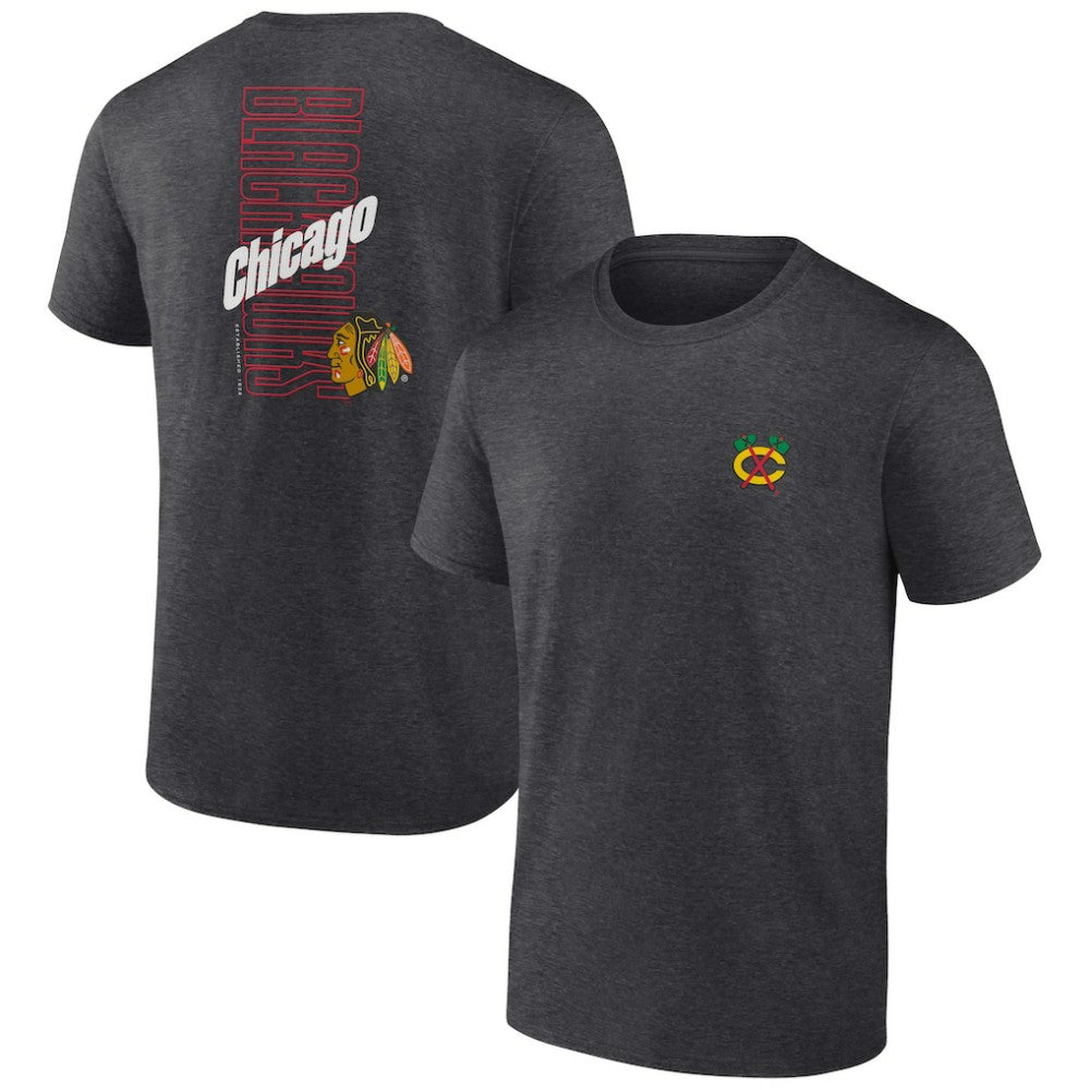 Chicago Blackhawks Fanatics Backbone T-Shirt -  NHL T-shirts