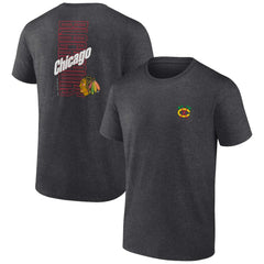 Chicago Blackhawks Fanatics Backbone T-Shirt -  NHL T-shirts