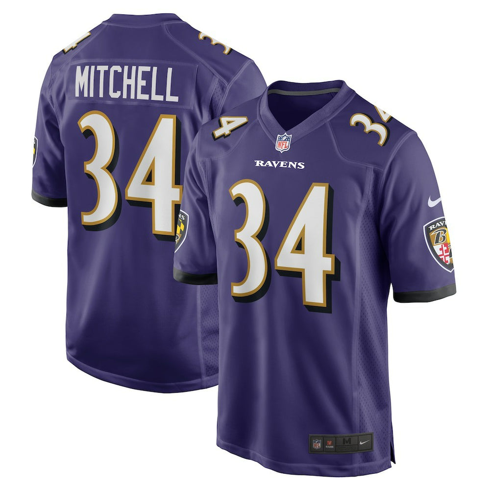 Baltimore Ravens Keaton Mitchell  Game Jersey | NFL Hot