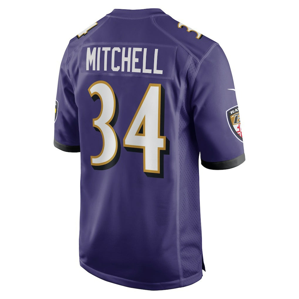 Baltimore Ravens Keaton Mitchell  Game Jersey | NFL Hot