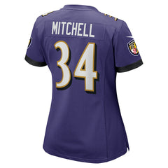 Baltimore Ravens Keaton Mitchell  Women's Game Jersey | NFL Discount