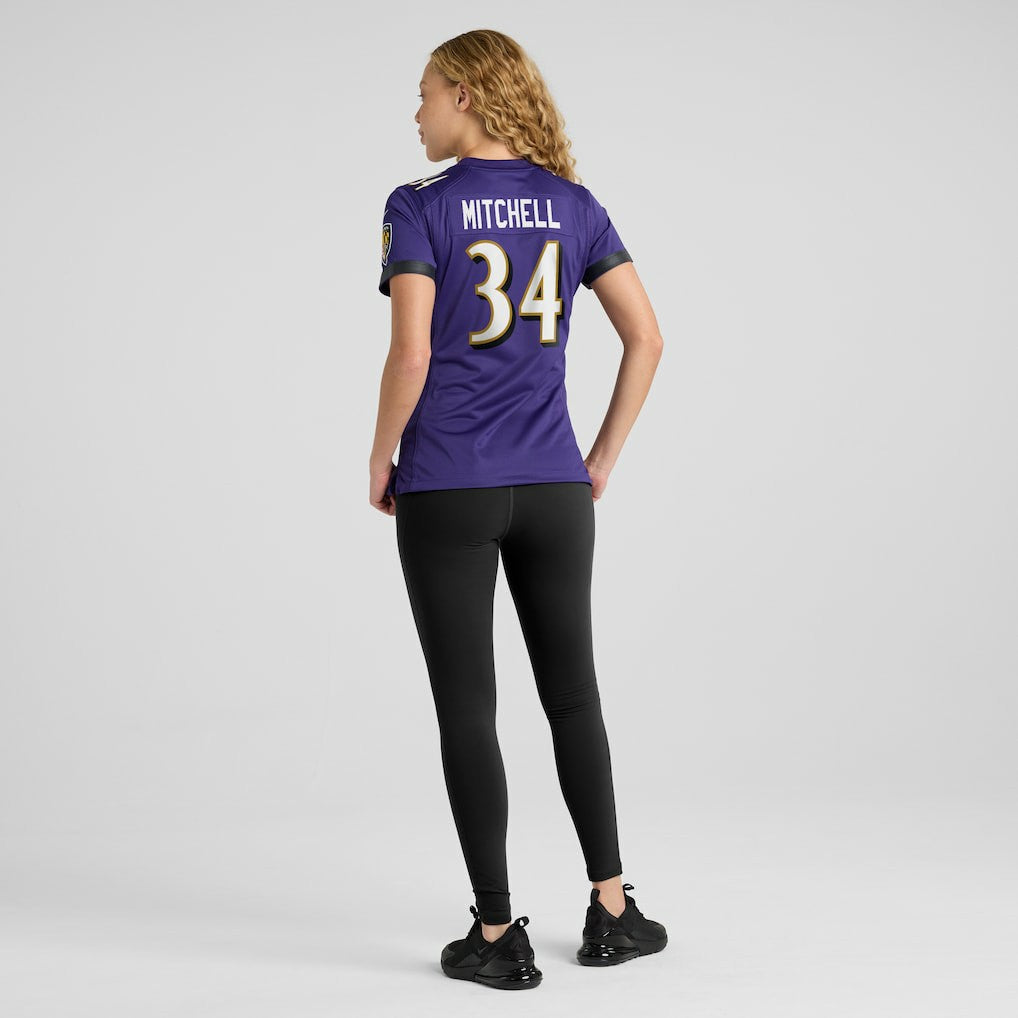 Baltimore Ravens Keaton Mitchell  Women's Game Jersey | NFL Discount