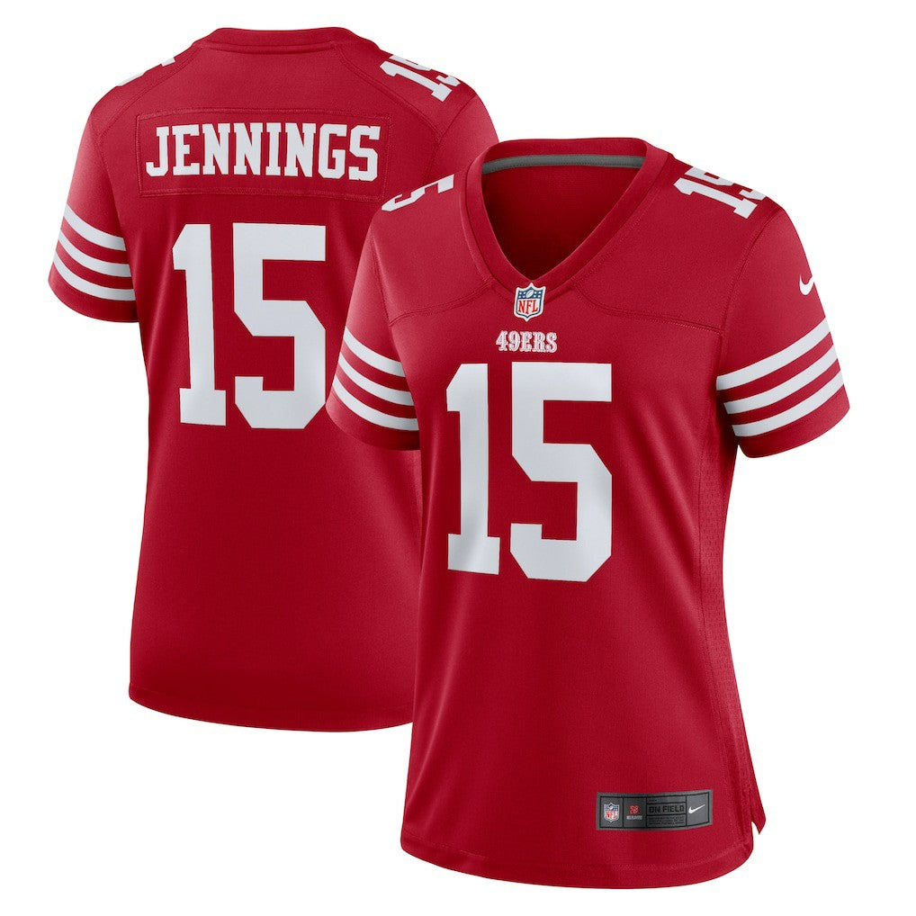 San Francisco 49ers Jauan Jennings  Women's Game Jersey | NFL Hot