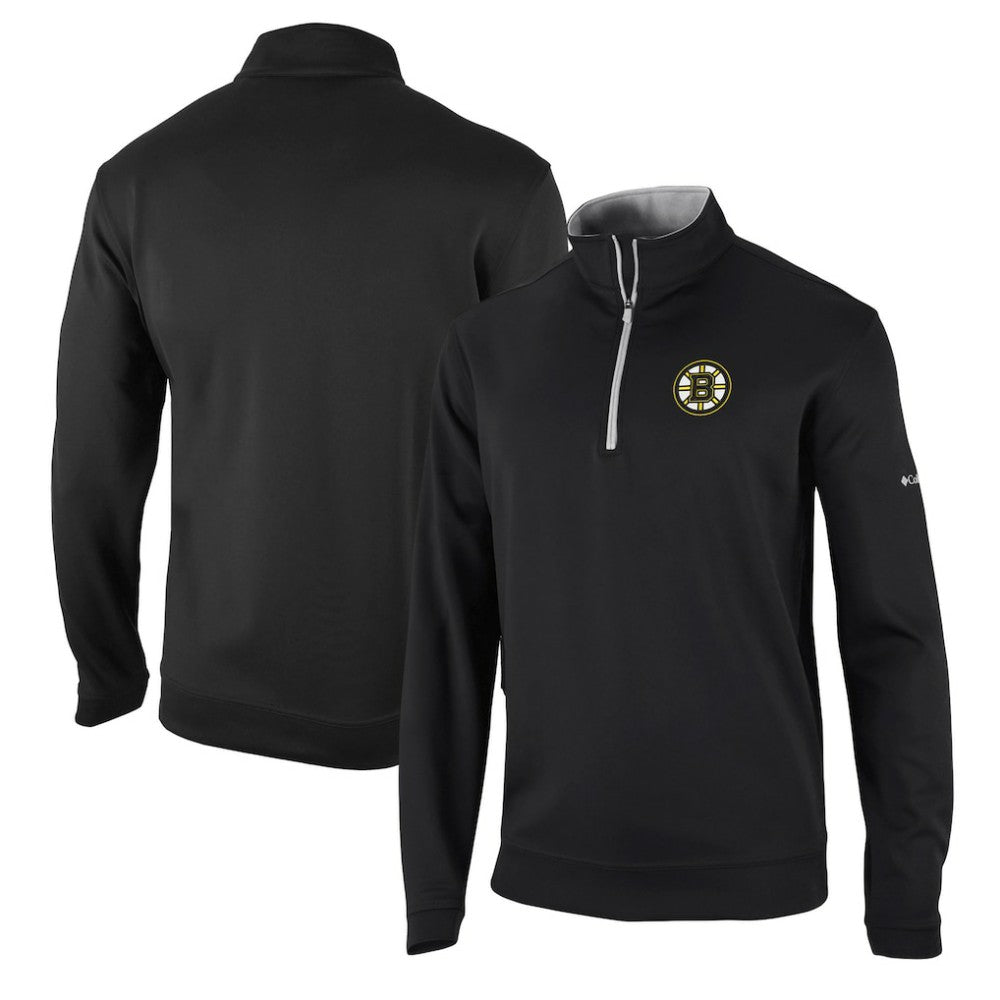 Boston Bruins Columbia Wickham Hills Omni-Wick Quarter-Zip Jacket -  NHL Jackets