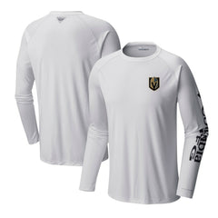 Vegas Golden Knights Columbia Terminal Tackle Omni-Shade Raglan Long Sleeve T-Shirt -  NHL T-shirts