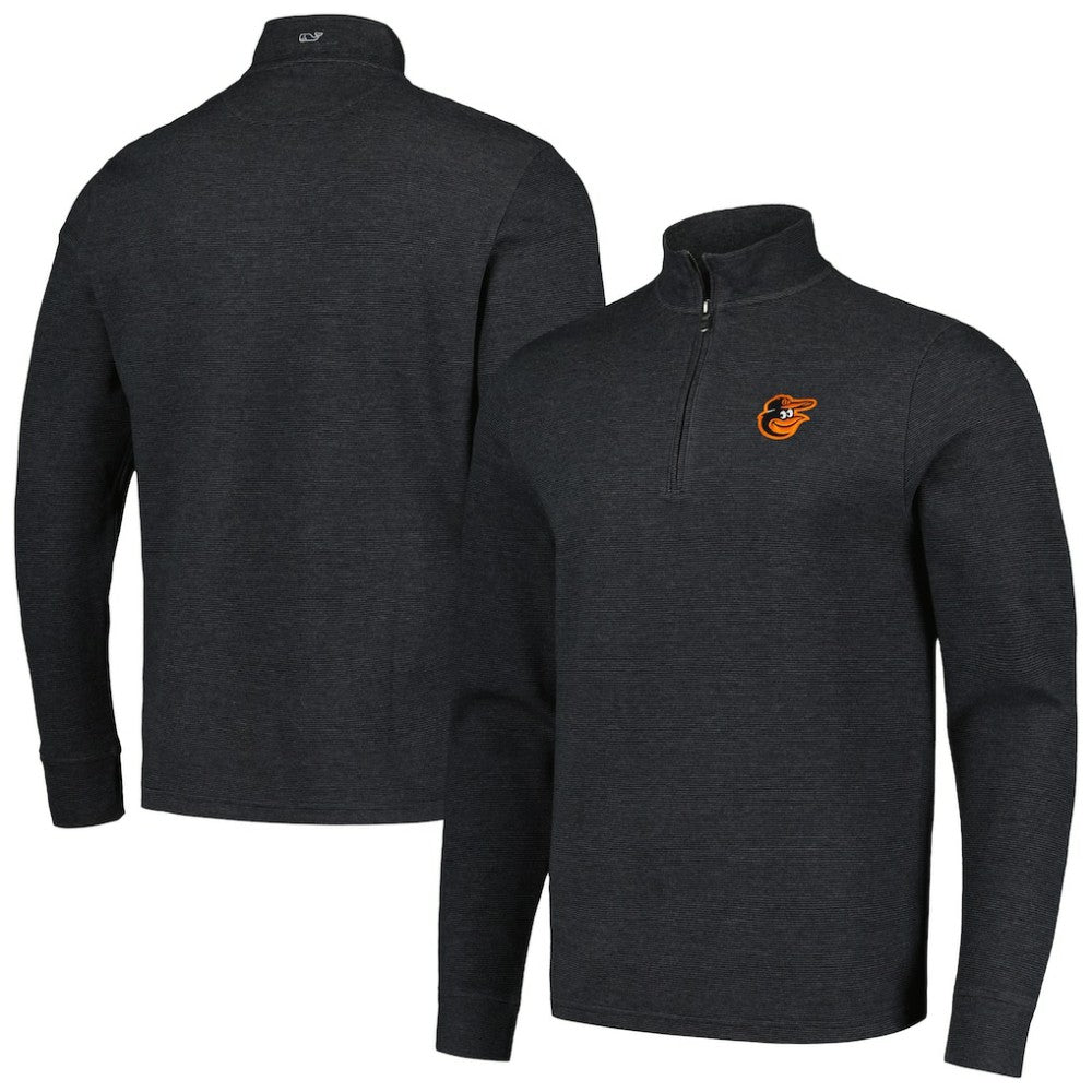 Baltimore Orioles Vineyard Vines Saltwater Quarter-Zip Jacket - MLB Jackets