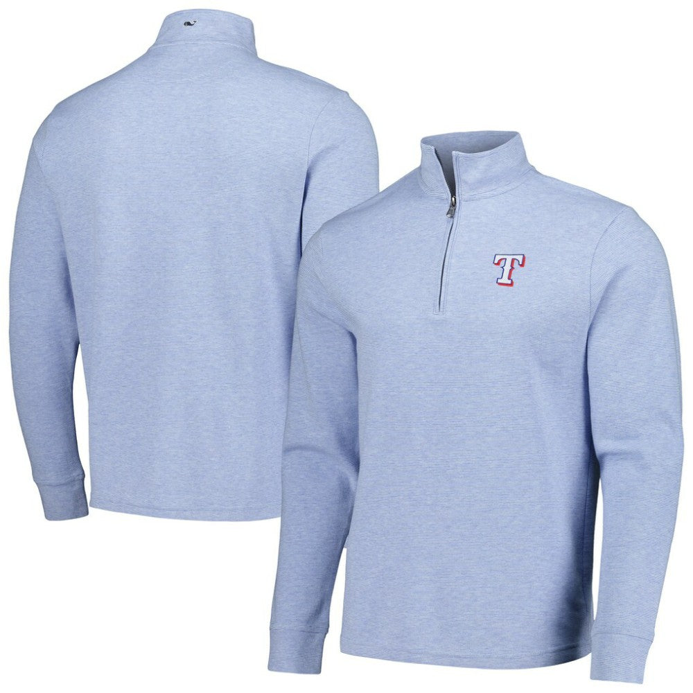 Texas Rangers Vineyard Vines Saltwater Quarter-Zip Jacket - MLB Jackets