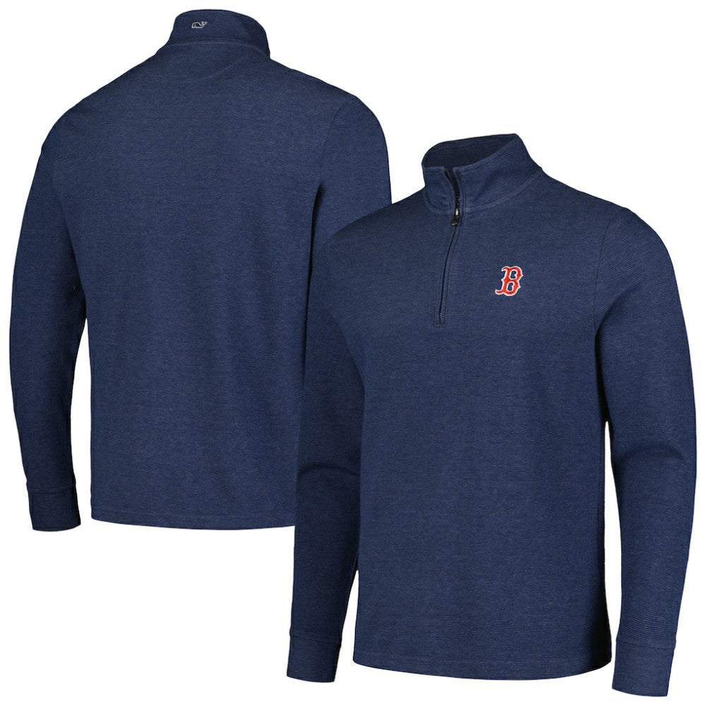 Boston Red Sox Vineyard Vines Saltwater Quarter-Zip Jacket - MLB Jackets