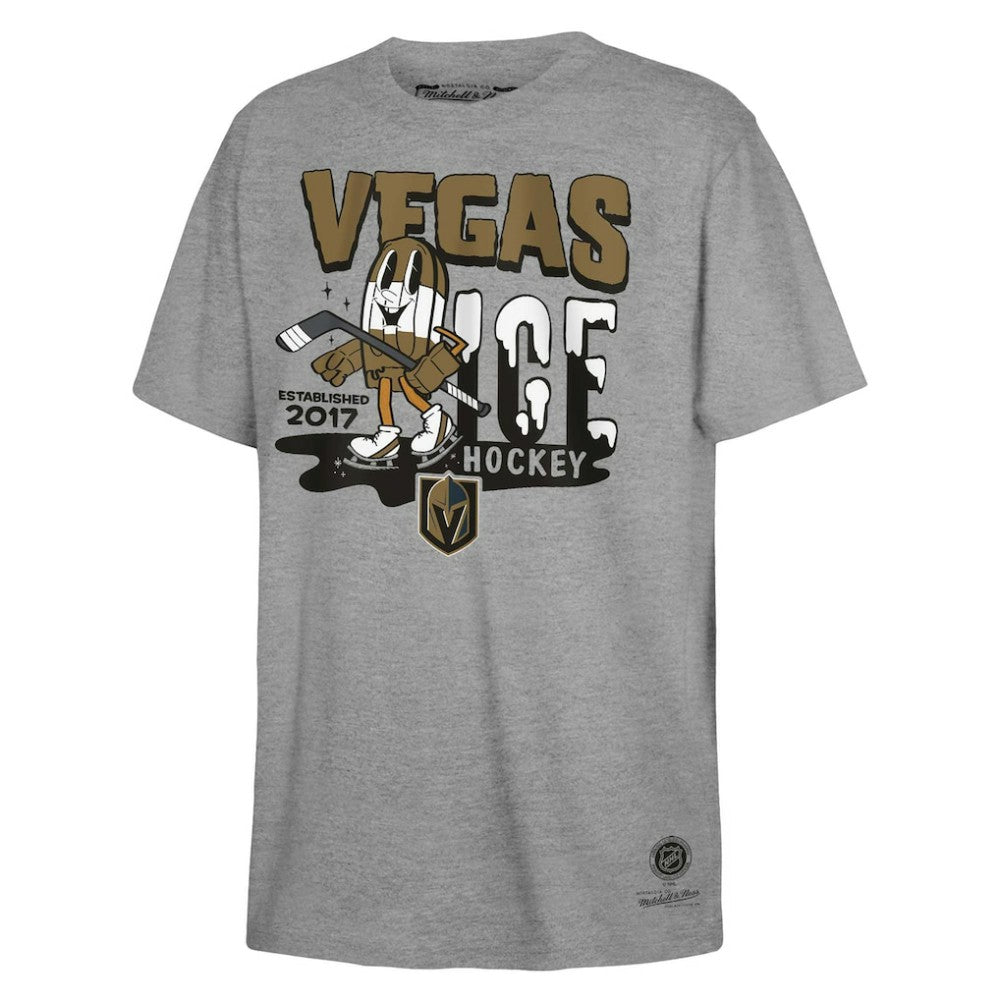 Vegas Golden Knights Mitchell & Ness Youth Ice Hockey T-Shirt -  NHL T-shirts