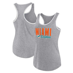 Miami Dolphins Women's Plus Size Fuel Tank Top | NFL Discount