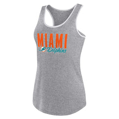 Miami Dolphins Women's Plus Size Fuel Tank Top | NFL Discount