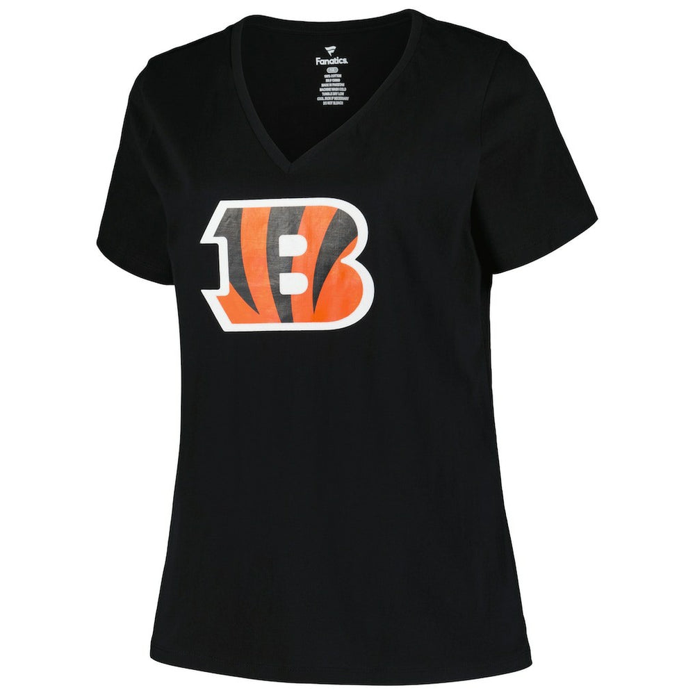 Cincinnati Bengals Women's Plus Size Mother's Day #1 Mom V-Neck T-Shirt | NFL New