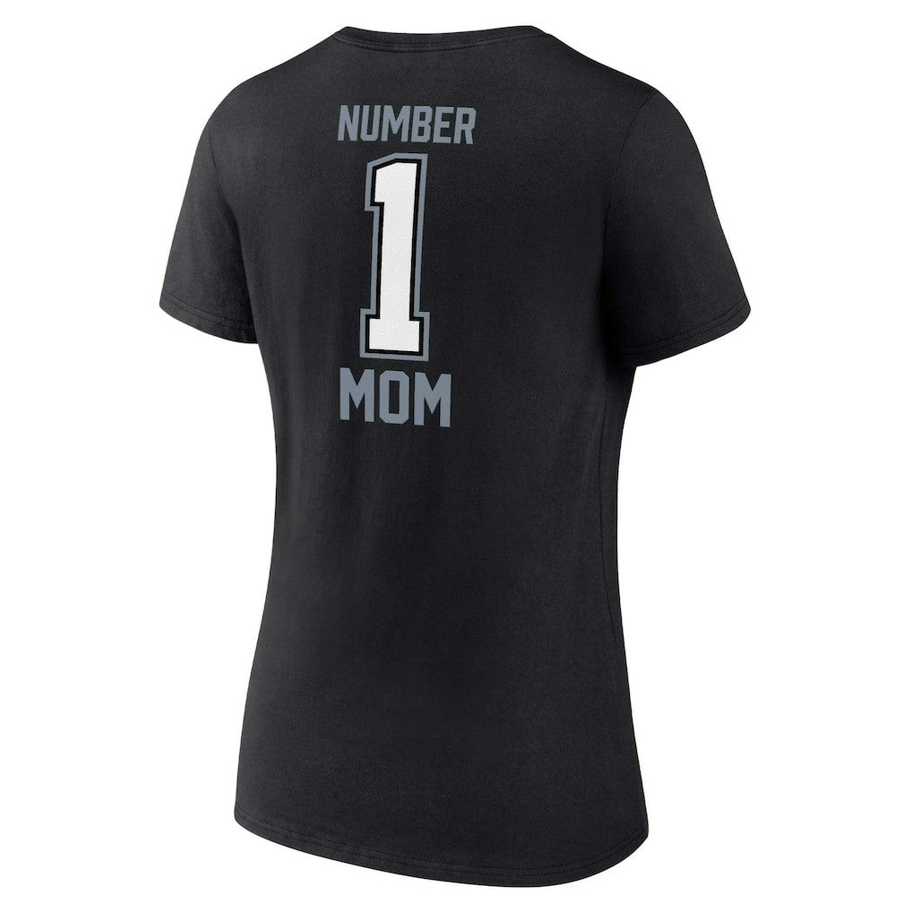 Las Vegas Raiders Women's Plus Size Mother's Day #1 Mom V-Neck T-Shirt | NFL Near me