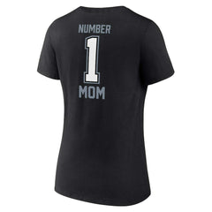 Las Vegas Raiders Women's Plus Size Mother's Day #1 Mom V-Neck T-Shirt | NFL Near me