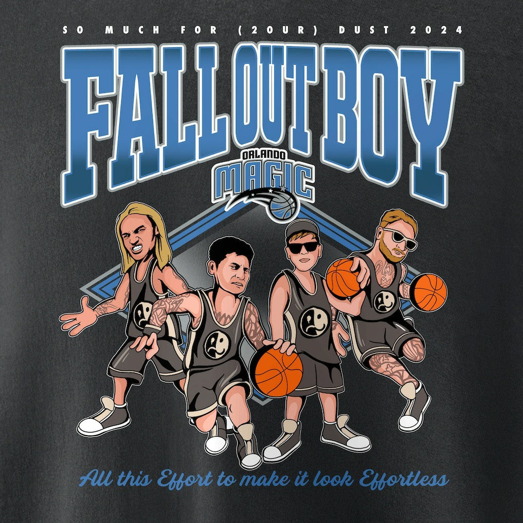 Black Fall Out Boy x Orlando Magic Unisex So Much For (2our) Dust Pullover Sweatshirt | NBA