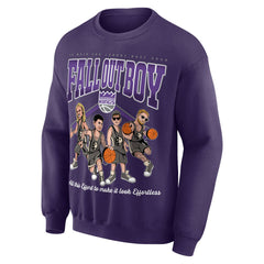 Purple Fall Out Boy x Sacramento Kings Unisex So Much For (2our) Dust Pullover Sweatshirt | NBA