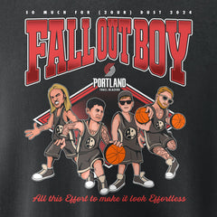 Black Fall Out Boy x Portland Trail Blazers Unisex So Much For (2our) Dust Pullover Sweatshirt | NBA