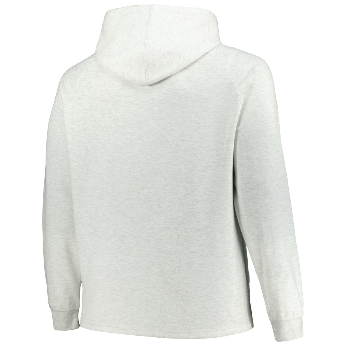 Ash Milwaukee Bucks Big & Tall Raglan Tri-Blend Pullover Hoodie | NBA