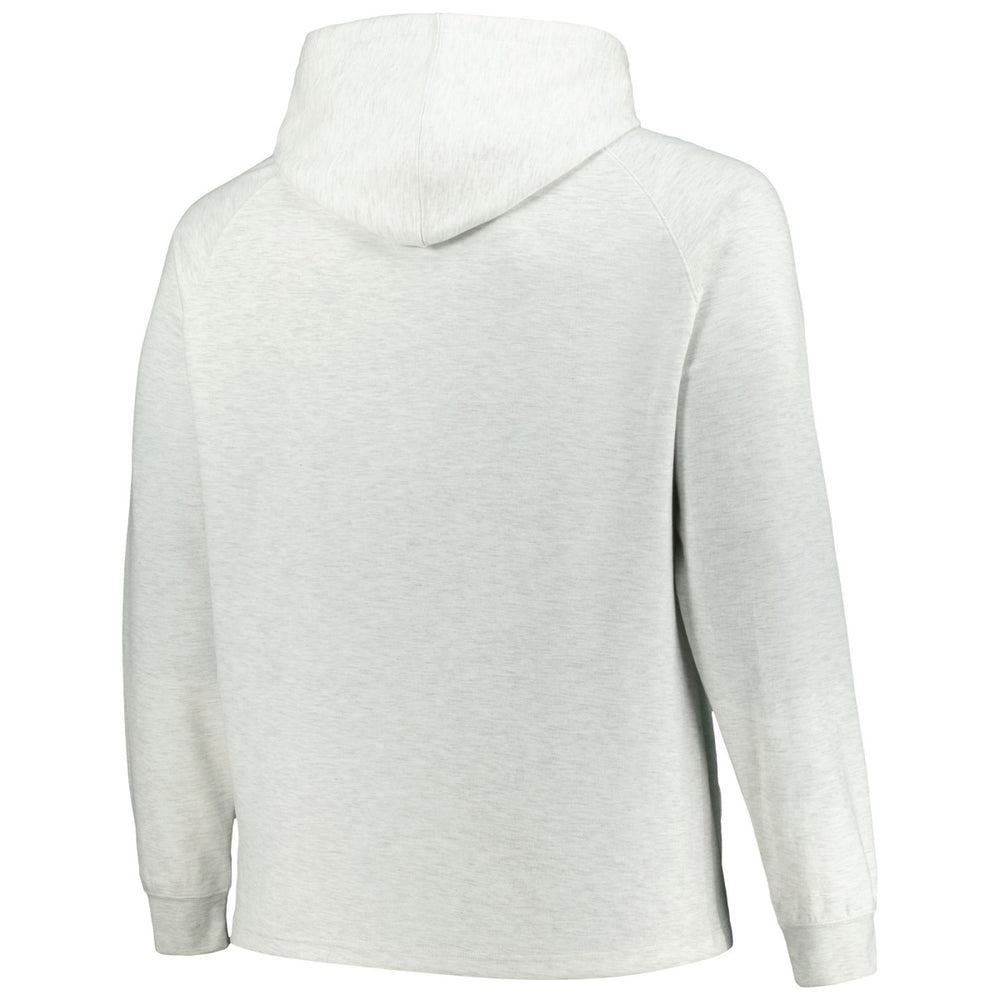 Ash Milwaukee Bucks Big & Tall Raglan Tri-Blend Pullover Hoodie | NBA