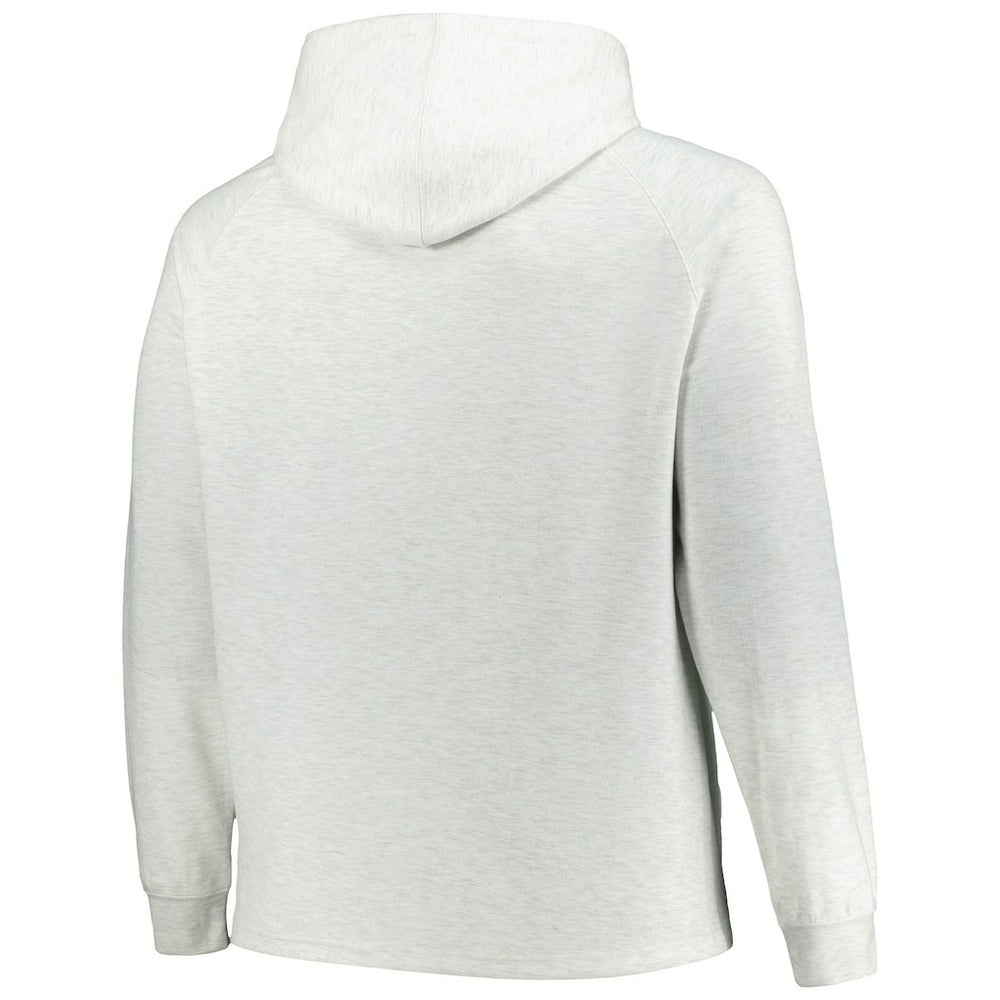 Ash Chicago Bulls Big & Tall Raglan Tri-Blend Pullover Hoodie sale | NBA