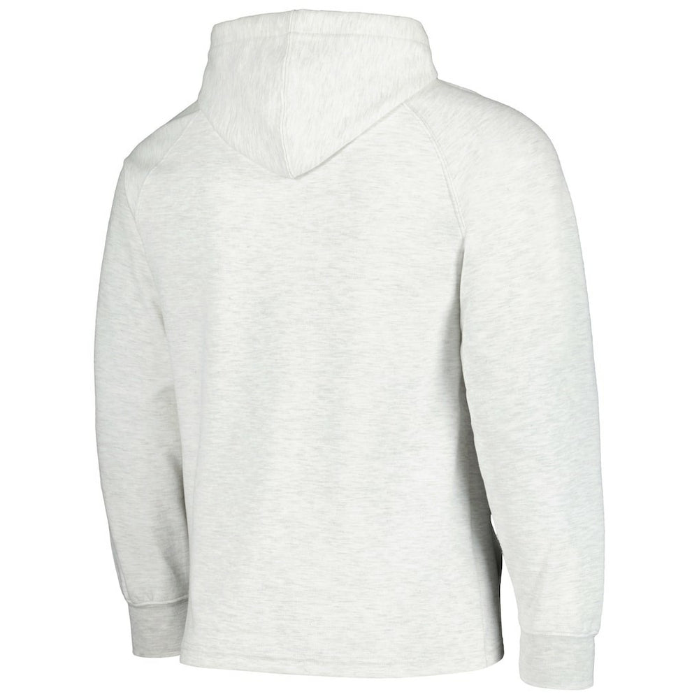 Ash Chicago Bulls Softhand Raglan Tri-Blend Pullover Hoodie | NBA