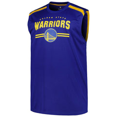 Royal Golden State Warriors Big & Tall Birdseye Muscle Tank Top sale | NBA