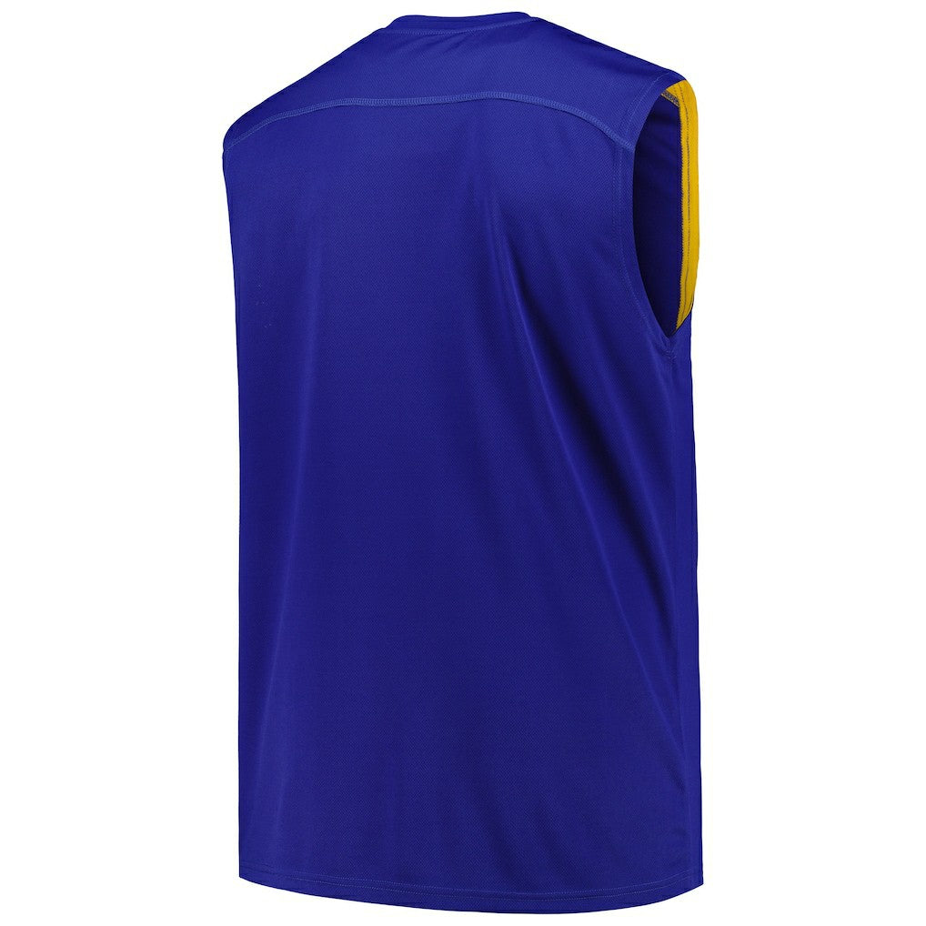 Royal Golden State Warriors Big & Tall Birdseye Muscle Tank Top sale | NBA