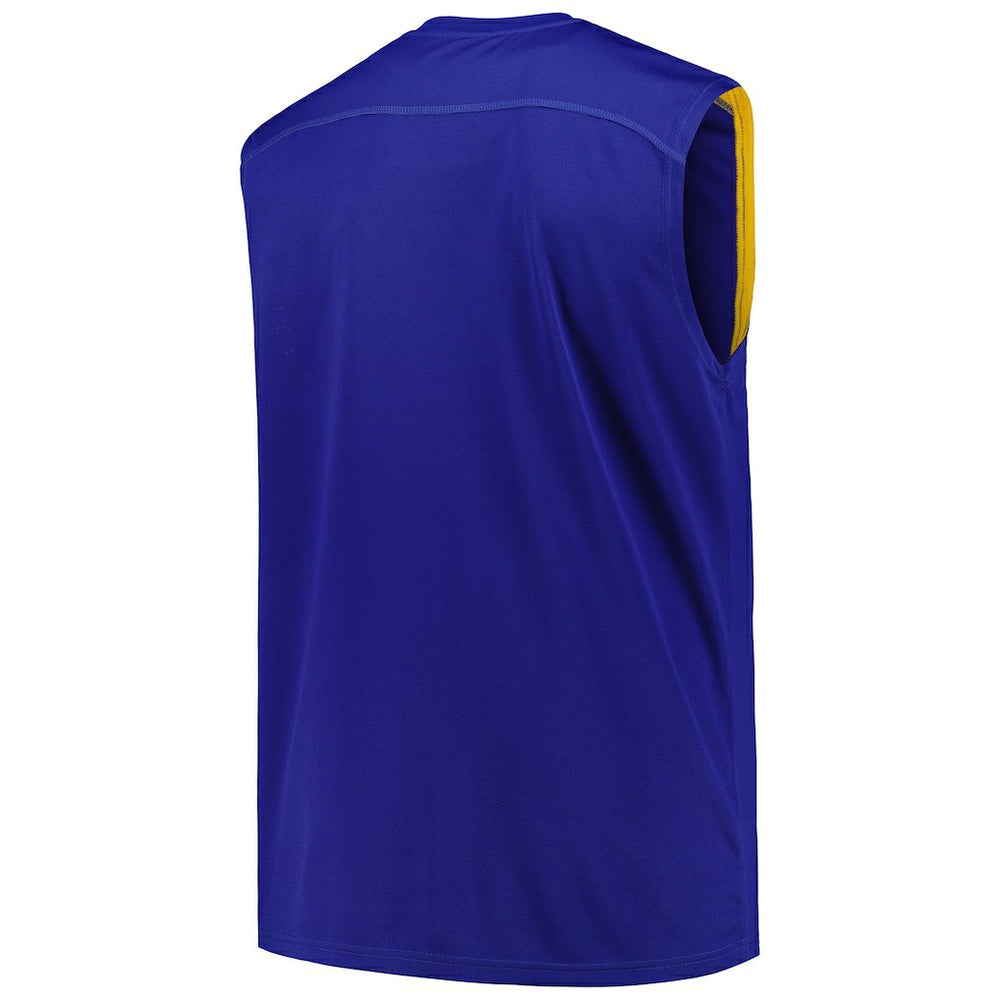 Royal Golden State Warriors Big & Tall Birdseye Muscle Tank Top sale | NBA