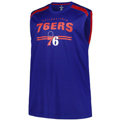 Royal Philadelphia 76ers Big & Tall Birdseye Muscle Tank Top | NBA