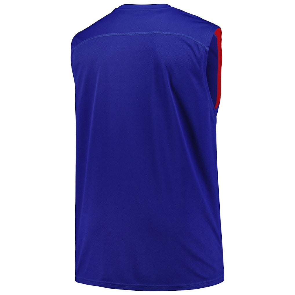 Royal Philadelphia 76ers Big & Tall Birdseye Muscle Tank Top | NBA