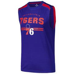 Royal Philadelphia 76ers Birdseye Muscle Tank Top | NBA