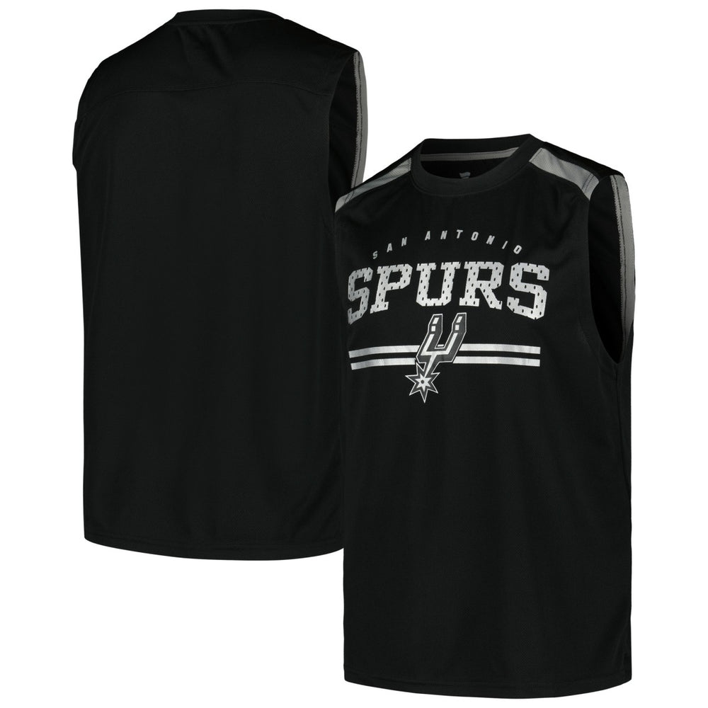 Black San Antonio Spurs Birdseye Muscle Tank Top | NBA
