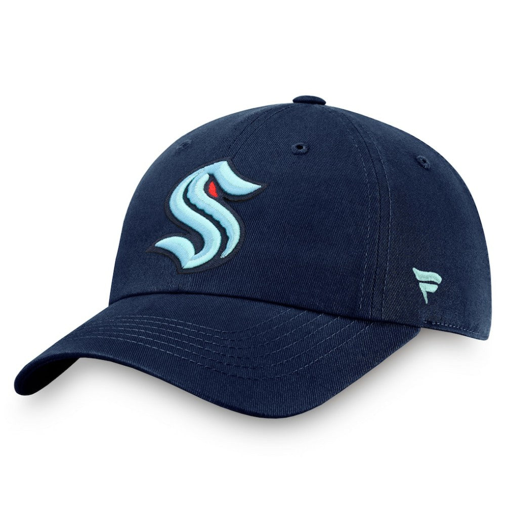 Seattle Kraken Fanatics Core Primary Logo Adjustable Hat -  NHL Hats
