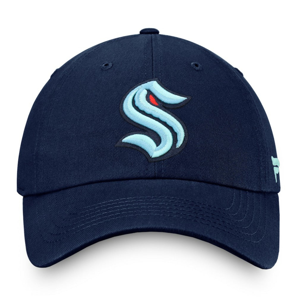 Seattle Kraken Fanatics Core Primary Logo Adjustable Hat -  NHL Hats