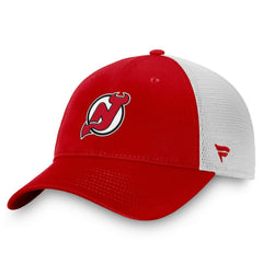 New Jersey Devils Fanatics Core Primary Logo Trucker Adjustable Hat -  NHL Jerseys