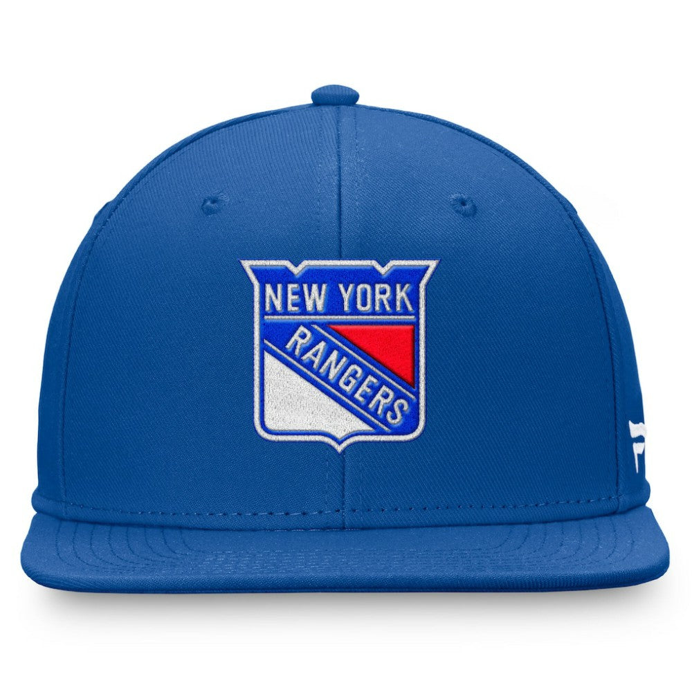 New York Rangers Fanatics Core Primary Logo Fitted Hat -  NHL Hats