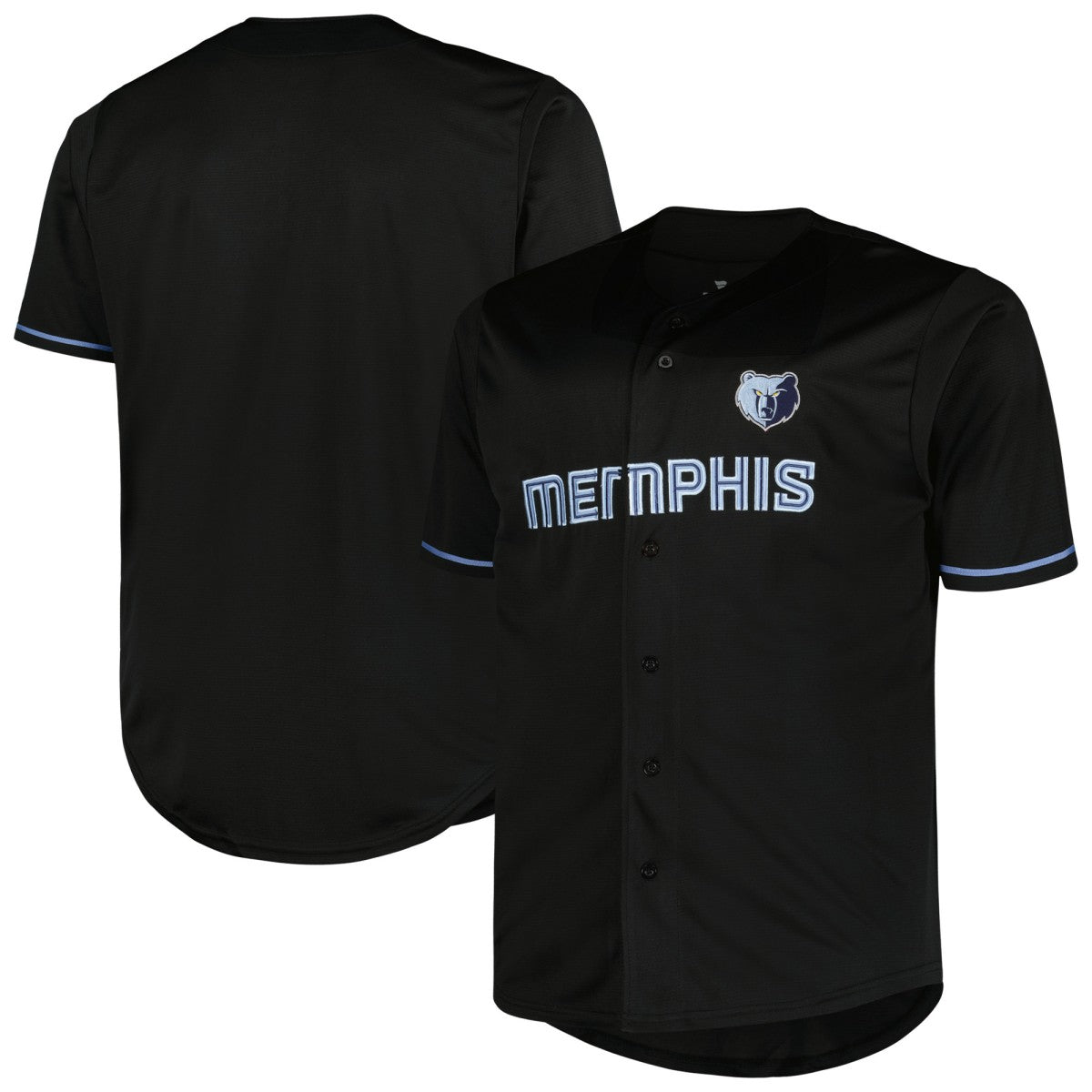 Black Memphis Grizzlies Profile Big & Tall Pop Jersey | NBA