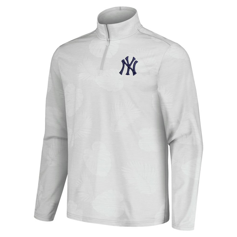 New York Yankees Tommy Bahama Delray Frond IslandZone Half-Zip Jacket - MLB Jackets