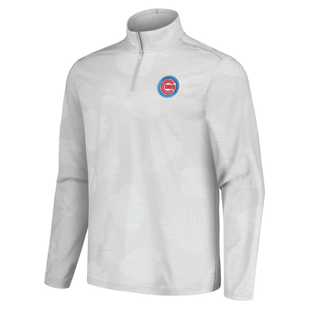 Chicago Cubs Tommy Bahama Delray Frond IslandZone Half-Zip Jacket - MLB Jackets