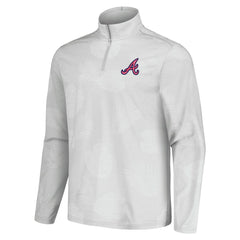 Atlanta Braves Tommy Bahama Delray Frond IslandZone Half-Zip Jacket - MLB Jackets