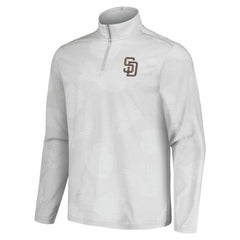 San Diego Padres Tommy Bahama Delray Frond IslandZone Half-Zip Jacket - MLB Jackets