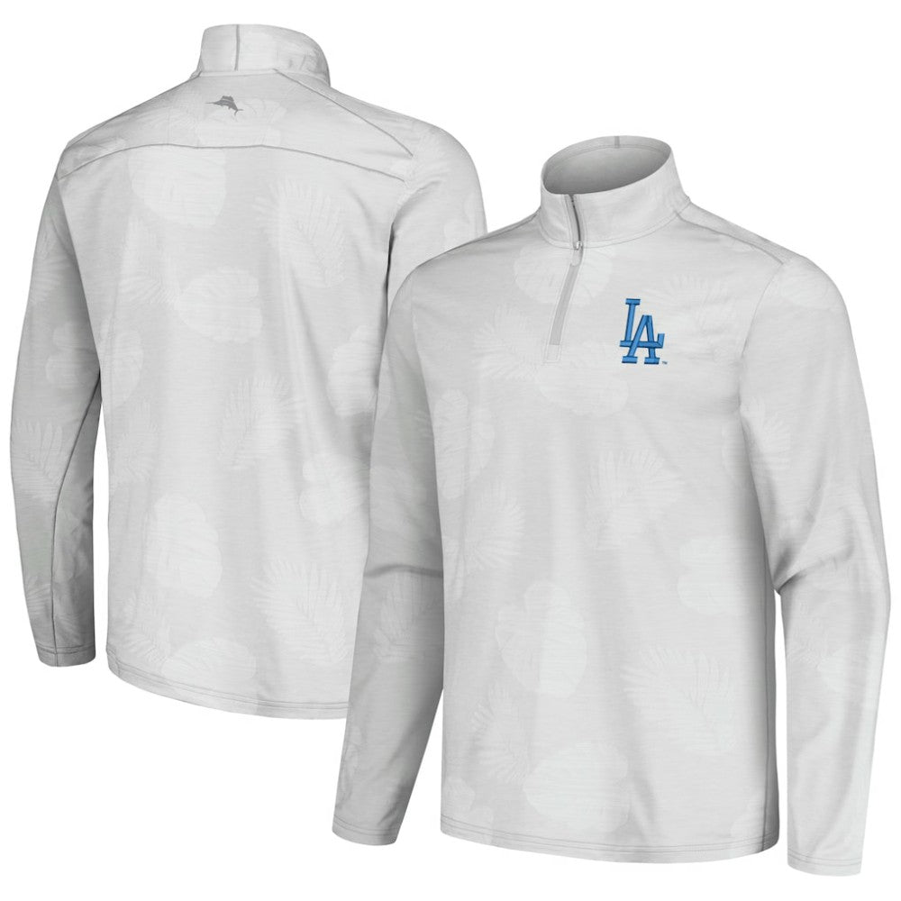 Los Angeles Dodgers Tommy Bahama Delray Frond IslandZone Half-Zip Jacket - MLB Jackets