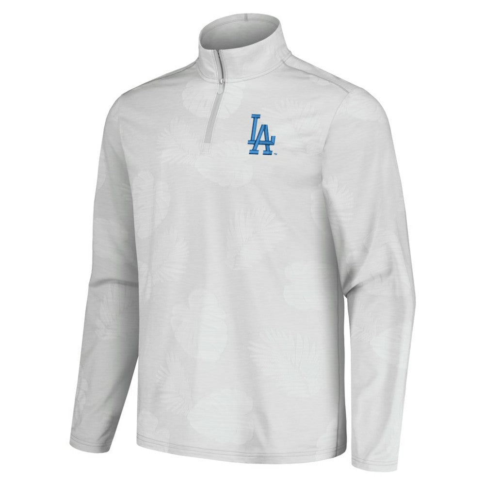 Los Angeles Dodgers Tommy Bahama Delray Frond IslandZone Half-Zip Jacket - MLB Jackets