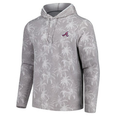 Atlanta Braves Tommy Bahama Palm Frenzy Hoodie Long Sleeve T-Shirt - MLB Hoodies