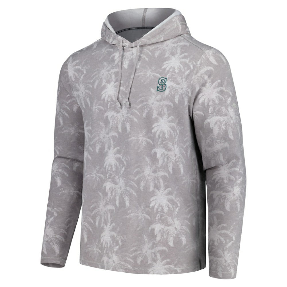 Seattle Mariners Tommy Bahama Palm Frenzy Hoodie Long Sleeve T-Shirt - MLB Hoodies