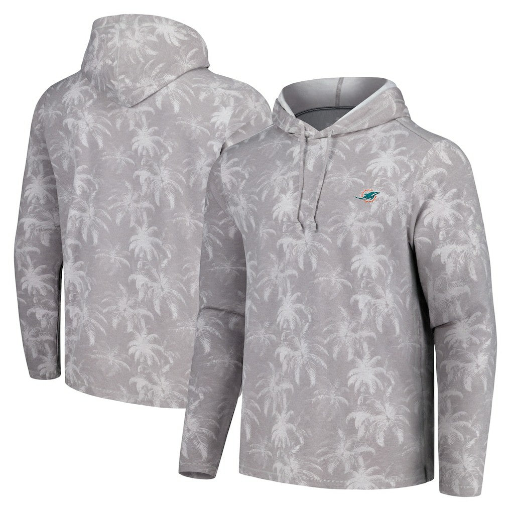 Miami Dolphins Palm Frenzy Hoodie Long Sleeve T-Shirt | NFL On sale